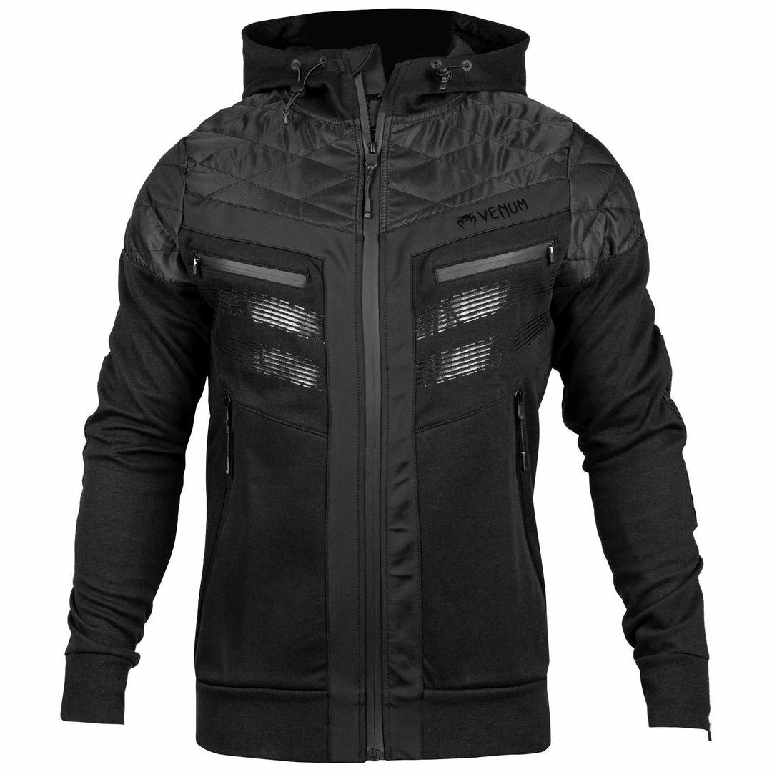 Playwell Venum MMA Mens Laser 2:0 Black Hoody Jacket 1 Playwell Venum MMA Mens Laser 2:0 Black Hoody Jacket
