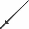 Playwell Rubber/Foam/Plastic Weapons Black Polypropylene Lion Head Tai Chi Daito Sword