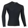 Playwell MMA Plain Black Long Sleeve Rash Guard Playwell MMA Shorts & Grappling Tops