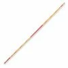 Playwell Demo And Graphite Bo Staffs Chrome Competition Gold/Red Lotus Wood Bo Staff - 72 Inches