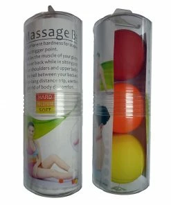 Playwell Acupressure Trigger Point Massage Balls - Set Of 3 Fitness Kits And Other Equipment