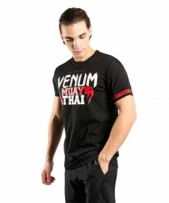 Playwell Venum Muay Thai Classic 20 T Shirt - Black Venum MMA Shorts & Clothing