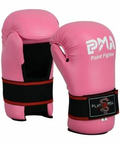 Playwell Semi Contact Point Sparring Gloves: Pink - NEW