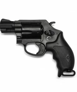 Playwell Realistic TP Rubber Black Revolver Barrel Gun - NEW - M013