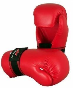 Playwell Miscellaneous Gloves Semi Contact Point Sparring Gloves: Red