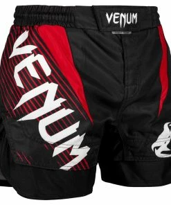 Playwell Venum MMA NoGi Fight Shorts - Black/Red