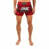 Playwell Kickboxing & Muay Thai Shorts Venum X One FC Muay Thai Shorts - Red