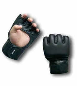 Playwell PRO MMA Open Palm Competition Leather Fight Gloves Mixed Martial Arts And Grappling Gloves
