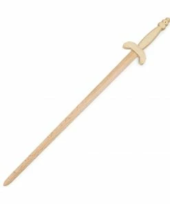 Playwell Wooden Broadswords And Tai Chi Swords Pro Budo Wooden Tai Chi Sword White Oak - 37"