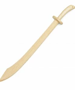 Playwell Wooden Broadswords And Tai Chi Swords Pro Budo Wooden White Oak Kung Fu Broadsword - 33"