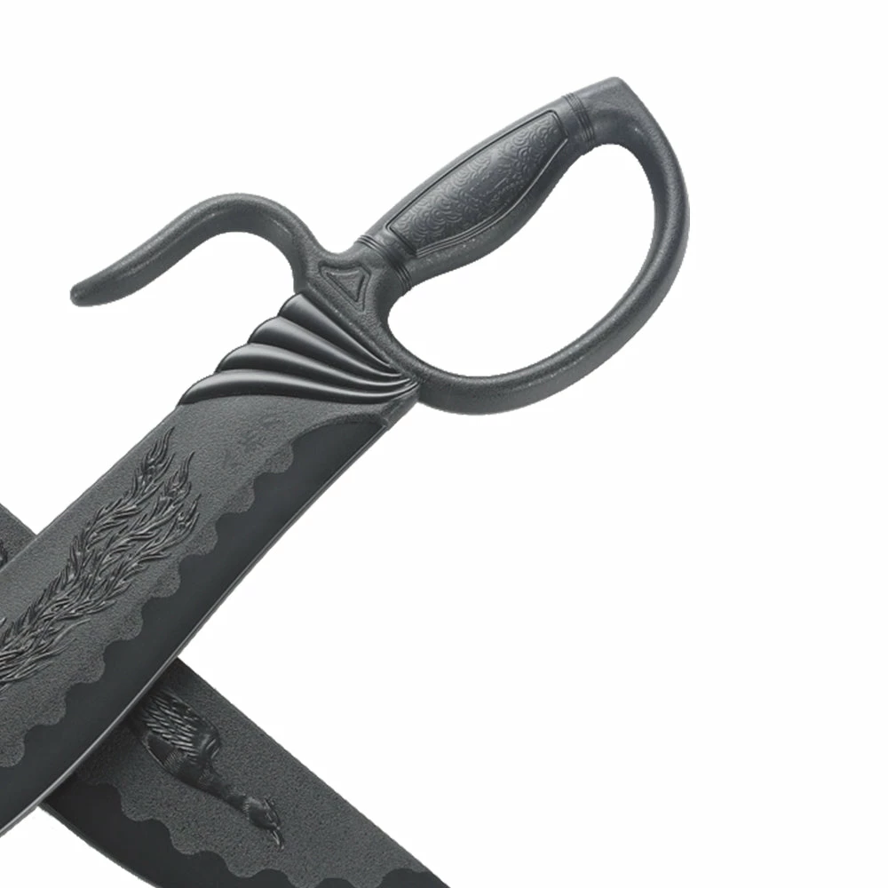 Playwell Black Polypropylene Phoenix Wing Chun Knives Rubber/Foam/Plastic Weapons 3 Playwell Black Polypropylene Phoenix Wing Chun Knives Rubber/Foam/Plastic Weapons
