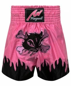 Playwell Ladies Pink Satin Training Shorts