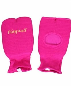 Playwell Elasticated Pink Hand Mitts