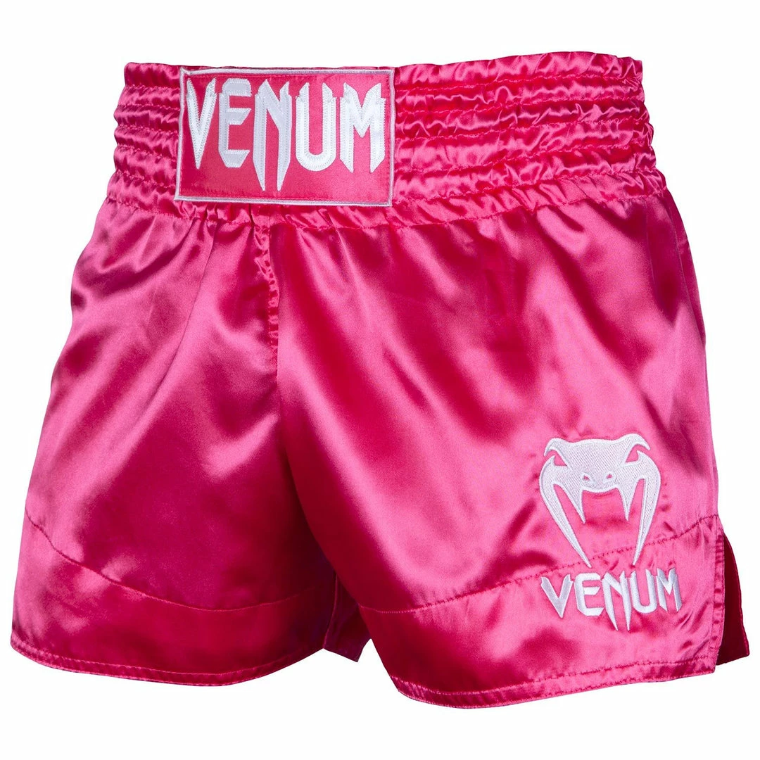 Playwell Venum Classic Muay Thai Shorts Pink 1 Playwell Venum Classic Muay Thai Shorts Pink