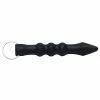 Playwell Black Polypropylene Kobutan Key Chain Rubber/Foam/Plastic Weapons