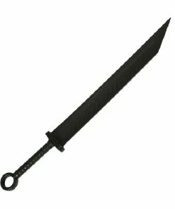 Playwell Black Polypropylene Kung Fu Nan Dao Sword - 37" Rubber/Foam/Plastic Weapons