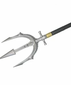 Playwell Rubber/Foam/Plastic Weapons Black Polypropylene Full Contact Long Tiger Fork Stick