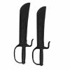 Playwell Black Polypropylene Wing Chun Knives Rubber/Foam/Plastic Weapons