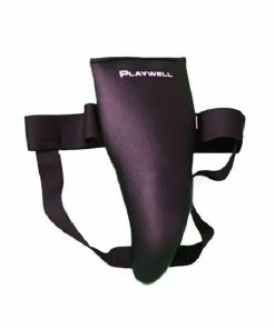 Playwell PU Padded Groin Guard - Black - Special Offer Mens Groin Guards