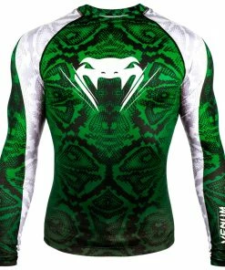 Playwell Venum MMA Shorts & Clothing Venum MMA Amazonia 5:0 Long Sleeve Rash Guard - Green