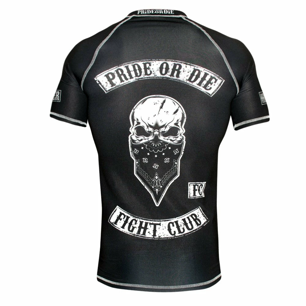 Playwell Pride Or Die MMA Clothing Pride Or Die MMA Black Fight Club Rash Guard 1 Playwell Pride Or Die MMA Clothing Pride Or Die MMA Black Fight Club Rash Guard