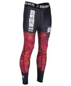 Playwell Tatami Adults Essential Camo Spats Leggings - Red 5 Playwell Tatami Adults Essential Camo Spats Leggings - Red