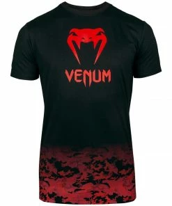 Playwell Venum MMA Classic Camo T Shirt - New - Black/Red