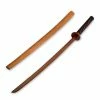 Playwell Wooden Roped Bokken With Scabbard - Red Oak Japanese Wooden Bokken