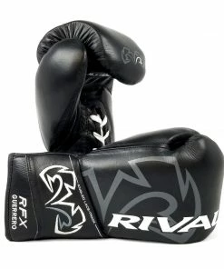 Playwell Rival RFX-Guerrero HDE-F Pro Fight Gloves - Black Boxing Gloves