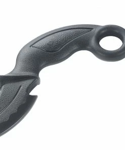 Playwell Rubber/Foam/Plastic Weapons Black Polypropylene "Rhinoceros Horn" Training Knife