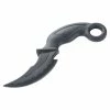 Playwell Rubber/Foam/Plastic Weapons Black Polypropylene "Rhinoceros Horn" Training Knife