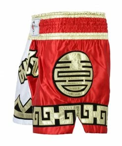 Playwell Muay Thai Competition Royalty Fight Shorts - White