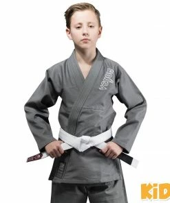 Playwell Venum Kids Contender Jiu Jitsu Gi - Grey