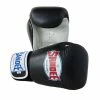 Playwell Sandee Authentic Leather Boxing Gloves - Black