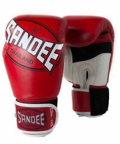 Playwell Sandee Kids Muay Thai Boxing Gloves - Red