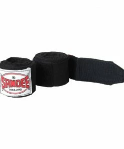 Playwell Sandee Muay Thai Black Boxing Hand Wraps 5M