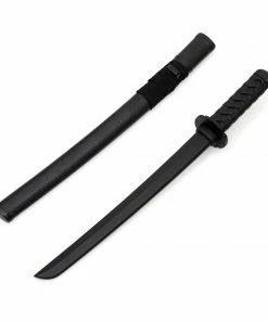 Playwell Black Polypropylene Wakizashi ( Shoto ) W/ Scabbard Rubber/Foam/Plastic Weapons