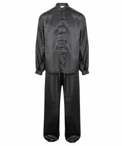 Playwell Tai Chi Uniforms And Suits Tai Chi / Kung Fu Silk Uniform - Black