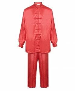 Playwell Tai Chi Uniforms And Suits Tai Chi / Kung Fu Silk Uniform - Red