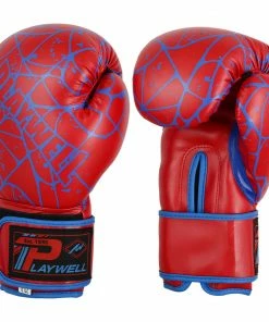 Playwell Childrens Elite "Spider" Vinyl Boxing Gloves