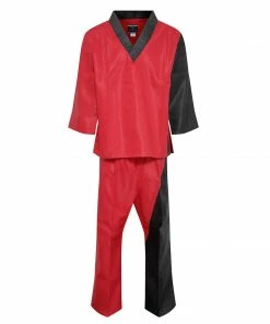 Playwell FreeStyle Uniforms Elite Splice V-Neck Team Uniform - Red/Black