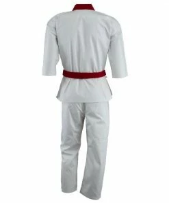 Playwell Tang Soo Do 9oz Uniform - Red Trim