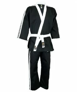 Playwell FreeStyle Uniforms Striped Team Uniform Series V1 - Black/White