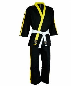 Playwell Striped Team Uniform Series V1 - Black/Yellow