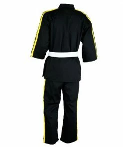Playwell Striped Team Uniform Series V2 - Black/Yellow