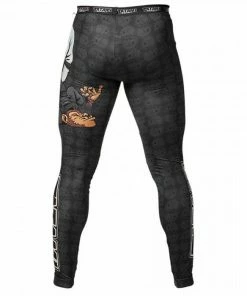 Playwell Tatami Mens "Thinker Monkey" Compression Spats Jiu Jitsu Gi Uniforms And Equipment