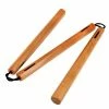 Playwell Nunchucks Three Sectional Wooden Octagonal Nunchaku - 14 Inches