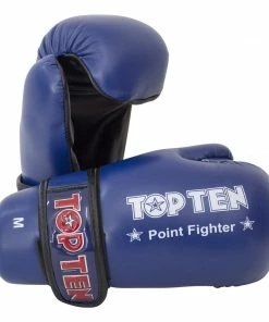 Playwell Top Ten Pointfighter Sparring Gloves - Blue Miscellaneous Gloves