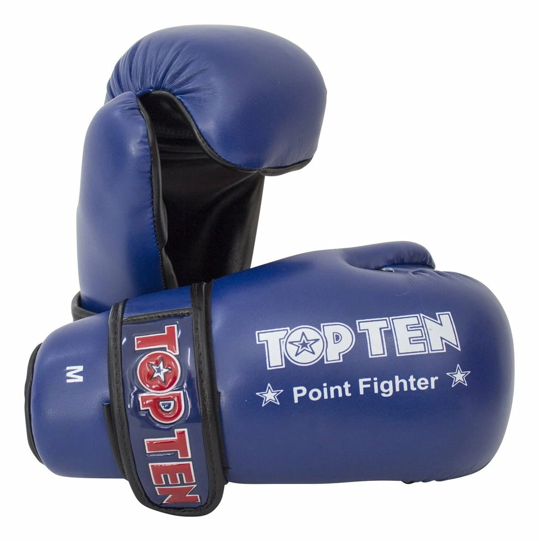 Playwell Top Ten Pointfighter Sparring Gloves - Blue Miscellaneous Gloves 1 Playwell Top Ten Pointfighter Sparring Gloves - Blue Miscellaneous Gloves