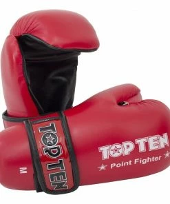 Playwell Miscellaneous Gloves Top Ten Pointfighter Sparring Gloves - Red